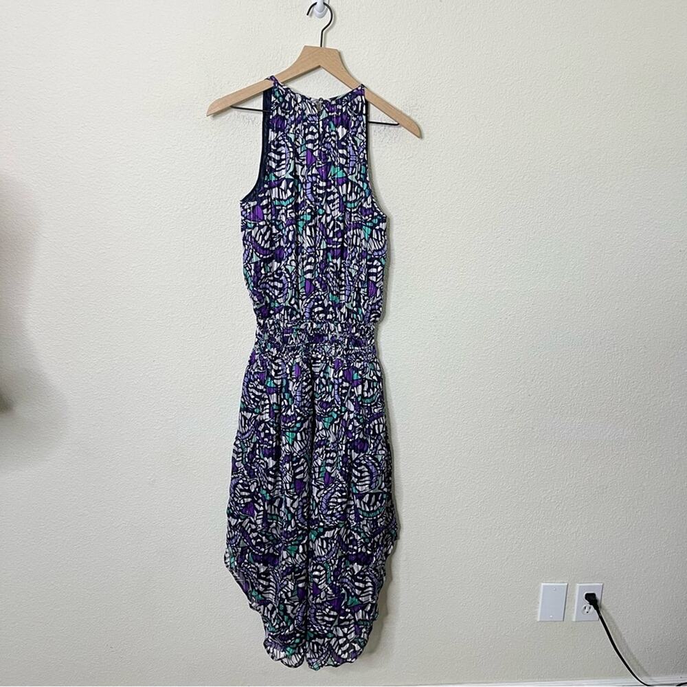 Ramy Brook Audrey Butterfly Print Sleeveless Purple Maxi Dress Womens Size S - Picture 9 of 9